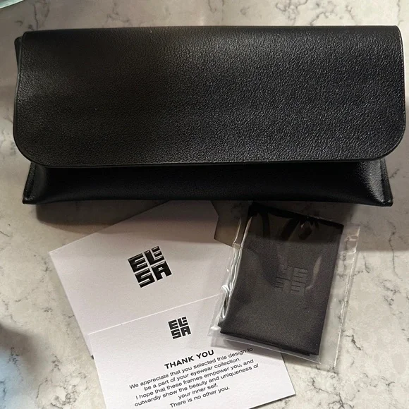 Elisa Johnson Blue Tortoise Shell Sunglasses - Picture 2 of 6